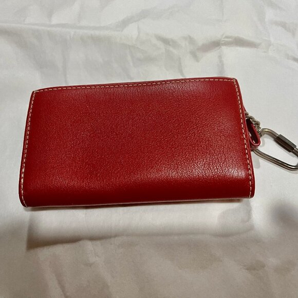 Vintage 2000's but new Red Multi-Wallet - Mint w/ Tag - Picture 2 of 5